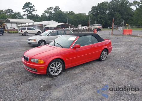 2003 BMW 330Ci из США, поврежденный, VIN WBABS53433JU98091